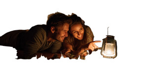 Romantic Camping Couple Vinyl Car Decal Sticker – Waterproof & UV-Resistant 8"