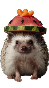 Watermelon Hedgehog Vinyl Car Decal Sticker – Waterproof & UV-Resistant 8" Watermelon Hedgehog Vinyl Car Decal Sticker – Waterproof & UV-Resistant 8"