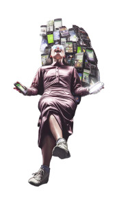 Digital Overload Throne Vinyl Car Decal Sticker – Waterproof & UV-Resistant 8"