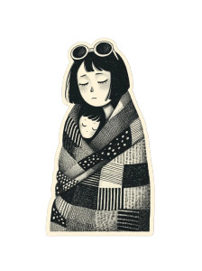 Mother And Child V33 Vinyl Car Decal Sticker – Waterproof & UV-Resistant 8"