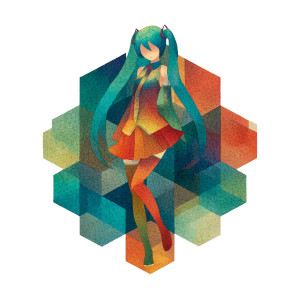 Hatsune Miku V3 Vinyl Car Decal Sticker – Waterproof & UV-Resistant 8"