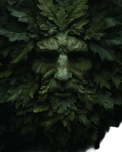 Mythical Green Man Vinyl Car Decal Sticker – Waterproof & UV-Resistant 8"