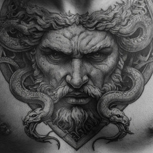 Medusa Tattoo Vinyl Car Decal Sticker – Waterproof & UV-Resistant 8" Medusa Tattoo Vinyl Car Decal Sticker – Waterproof & UV-Resistant 8"