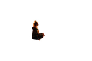 Yoga On Cliff Vinyl Car Decal Sticker – Waterproof & UV-Resistant 8"