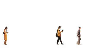 Guy With Laptop Vinyl Car Decal Sticker – Waterproof & UV-Resistant 8"