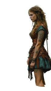 Viking Girl Vinyl Car Decal Sticker – Waterproof & UV-Resistant 8" Viking Girl Vinyl Car Decal Sticker – Waterproof & UV-Resistant 8"