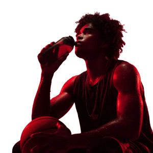 Athlete Hydrating Vinyl Car Decal Sticker – Waterproof & UV-Resistant 8"