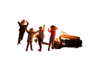 Dancing Diabolic Kids Vinyl Car Decal Sticker – Waterproof & UV-Resistant 8"