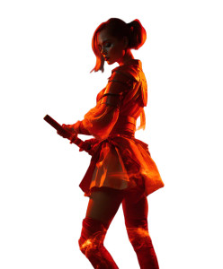 Fantasy Warrior V30 Vinyl Car Decal Sticker – Waterproof & UV-Resistant 8"