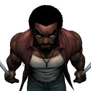 Muscular Afrocore Hero Vinyl Car Decal Sticker – Waterproof & UV-Resistant 8"