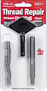Universal 7/16 Thread Repair Kit | Includes 6 Heli-Coil Inserts & Tap | With Installation Tool Universal 7/16 Thread Repair Kit | Includes 6 Heli-Coil Inserts & Tap | With Installation Tool