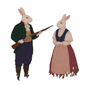 Cottagecore Revolutionaries V2 Vinyl Car Decal Sticker – Waterproof & UV-Resistant 8"