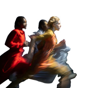 Running Girls Vinyl Car Decal Sticker – Waterproof & UV-Resistant 8"