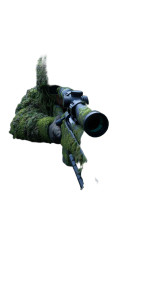 Elite Camouflaged Sniper Vinyl Car Decal Sticker – Waterproof & UV-Resistant 8"