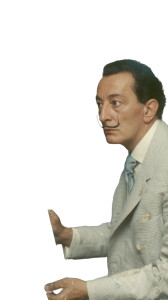 Dali And Robot Vinyl Car Decal Sticker – Waterproof & UV-Resistant 8"