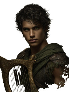 Greek God Lyre Vinyl Car Decal Sticker – Waterproof & UV-Resistant 8"