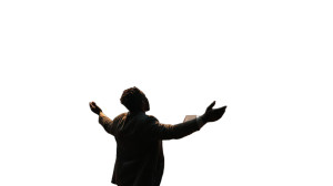 Man Singing At Piano Vinyl Car Decal Sticker – Waterproof & UV-Resistant 8"