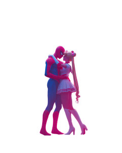 Spider-Man & Sailor Moon Vinyl Car Decal Sticker – Waterproof & UV-Resistant 8"