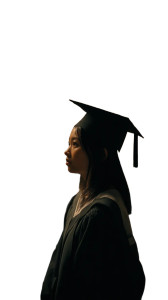 Lonely Graduate Vinyl Car Decal Sticker – Waterproof & UV-Resistant 8"