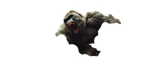 Shaolin Vs Gorilla Vinyl Car Decal Sticker – Waterproof & UV-Resistant 8"