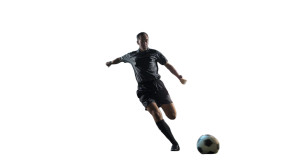 Soccer Referee Action Vinyl Car Decal Sticker – Waterproof & UV-Resistant 8"