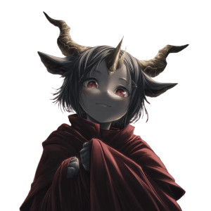 Cute Demon Vinyl Car Decal Sticker – Waterproof & UV-Resistant 8"