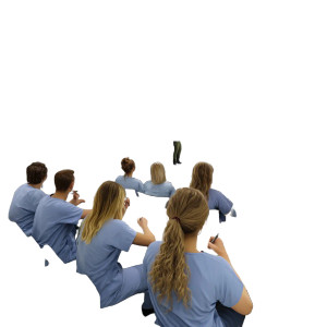 Nursing Students Lecture Vinyl Car Decal Sticker – Waterproof & UV-Resistant 8"