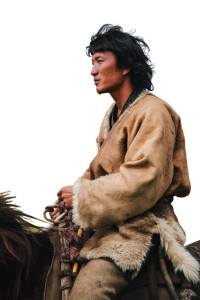 Tibetan Horseman V2 Vinyl Car Decal Sticker – Waterproof & UV-Resistant 8"