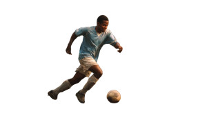 Epic Soccer Player Vinyl Car Decal Sticker – Waterproof & UV-Resistant 8"