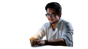 Indonesian Professional Man Vinyl Car Decal Sticker – Waterproof & UV-Resistant 8"