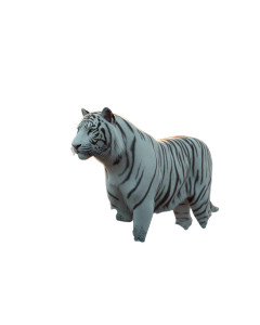 White Tiger Moonlight Vinyl Car Decal Sticker – Waterproof & UV-Resistant 8"
