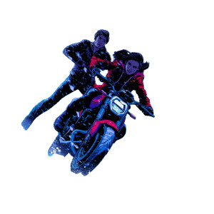Heroic Snow Chase Vinyl Car Decal Sticker – Waterproof & UV-Resistant 8"