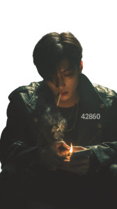 Korean Idol Smoking Vinyl Car Decal Sticker – Waterproof & UV-Resistant 8" Korean Idol Smoking Vinyl Car Decal Sticker – Waterproof & UV-Resistant 8"