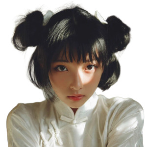 忧郁旗袍少女 Vinyl Car Decal Sticker – Waterproof & UV-Resistant 8"