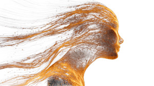 Digital Humanoid Entity Vinyl Car Decal Sticker – Waterproof & UV-Resistant 8"