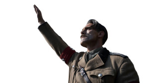 Authoritarian Figure Salute Vinyl Car Decal Sticker – Waterproof & UV-Resistant 8"