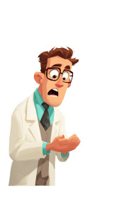 Modern Scientist Study Vinyl Car Decal Sticker – Waterproof & UV-Resistant 8"