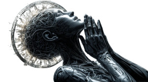 Voxel Deity Command Vinyl Car Decal Sticker – Waterproof & UV-Resistant 8"