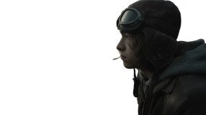 Young Aviator Boy Vinyl Car Decal Sticker – Waterproof & UV-Resistant 8"