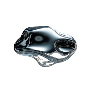 Liquid Metal Blob Vinyl Car Decal Sticker – Waterproof & UV-Resistant 8"