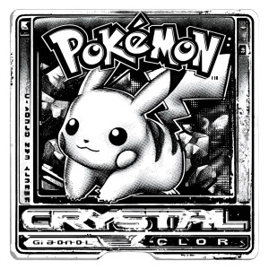 Pikachu Gameboy Art Vinyl Car Decal Sticker – Waterproof & UV-Resistant 8"
