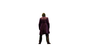 The Joker Silhouette Vinyl Car Decal Sticker – Waterproof & UV-Resistant 8"