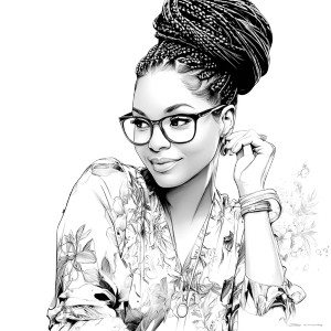 African American Woman V2 Vinyl Car Decal Sticker – Waterproof & UV-Resistant 8" African American Woman V2 Vinyl Car Decal Sticker – Waterproof & UV-Resistant 8"