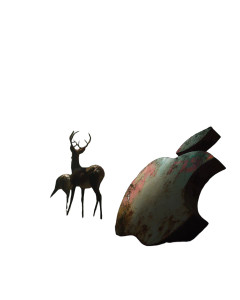 Deer In Mall Vinyl Car Decal Sticker – Waterproof & UV-Resistant 8"