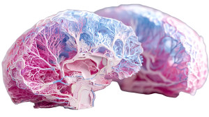 Brain Anatomy Vinyl Car Decal Sticker – Waterproof & UV-Resistant 8"