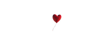 Red Heart Balloon Vinyl Car Decal Sticker – Waterproof & UV-Resistant 8"