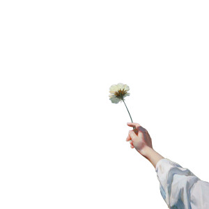 Holding A Flower Vinyl Car Decal Sticker – Waterproof & UV-Resistant 8"