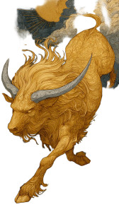 Golden Qilin Vinyl Car Decal Sticker – Waterproof & UV-Resistant 8"