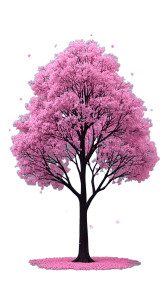 Sakura Tree Silhouette V2 Vinyl Car Decal Sticker – Waterproof & UV-Resistant 8" Sakura Tree Silhouette V2 Vinyl Car Decal Sticker – Waterproof & UV-Resistant 8"