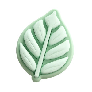 Leaf Teether Toy Vinyl Car Decal Sticker – Waterproof & UV-Resistant 8"